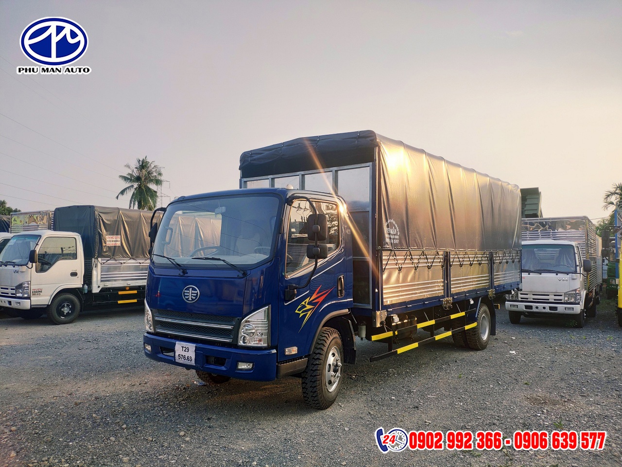 Bán xe tải faw 7 tấn ga cơ máy hyundai giá rẻ - Xe tải 7 tấn 3/ xe tải 7.3 tấn trả góp