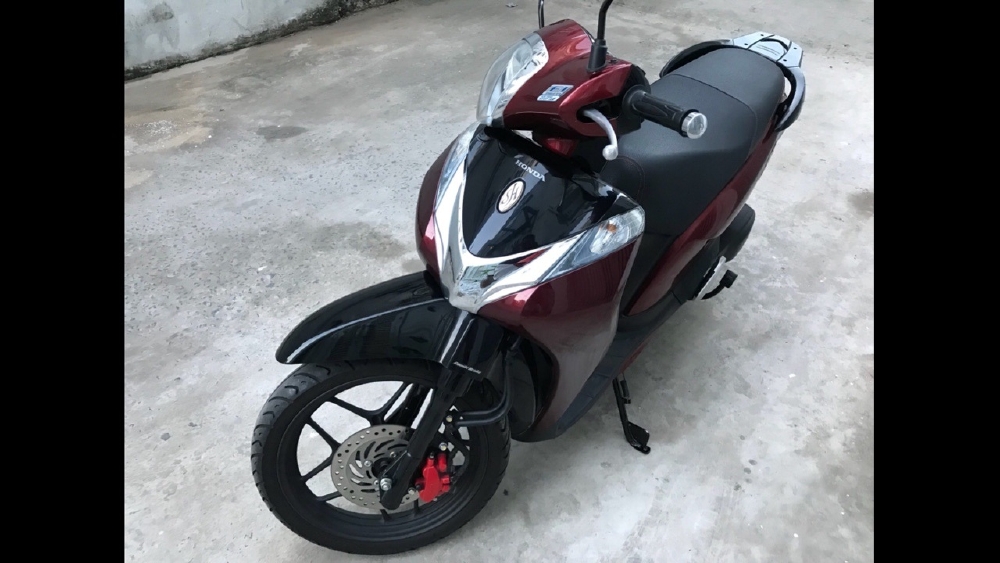 Bán xe Honda SH Mode 2018 khóa smartkey màu đỏ đô chính chủ
