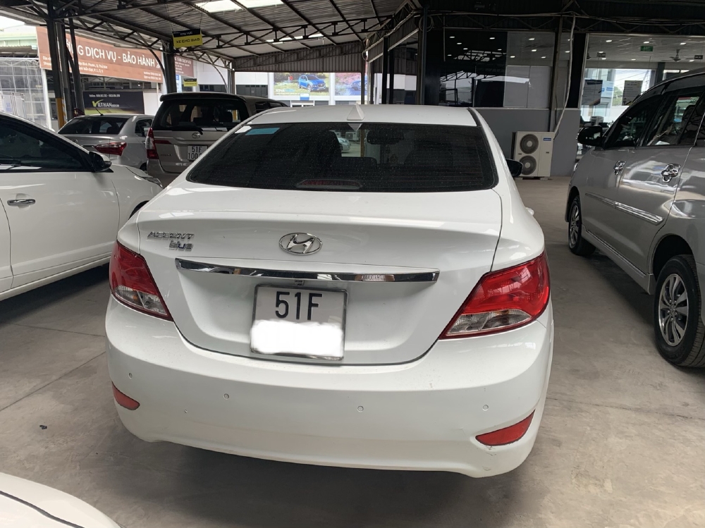 Bán Accent 1.4AT 2015, màu trắng, biển TP, giá TL, hổ trợ góp