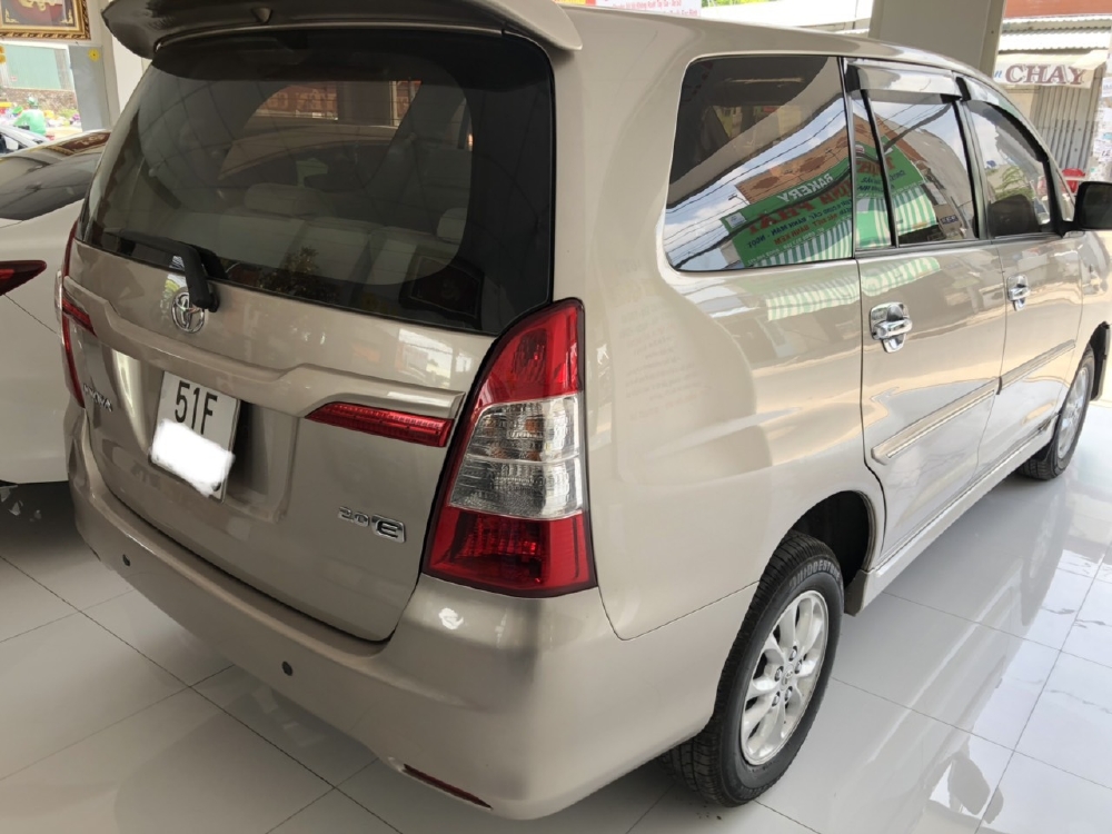 Bán Innova E 2014, màu vàng cát, biển TP, giá TL, hổ trợ góp