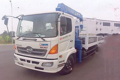 Xe tải 7 tấn HINO FC9JLSW gắn cẩu 5 tấn 4 đốt TADANO TM-ZT504 thùng dài 6m | Hỗ trợ mua trả góp 90% giá trị xe