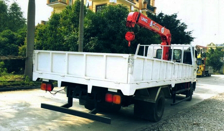 Xe tải 6,4 tấn HINO FC9JJSW gắn cẩu 3 tấn 3 đốt UNIC model URV343 thùng dài 5m | Hỗ trợ khách hàng mua xe trả góp 90% giá trị xe