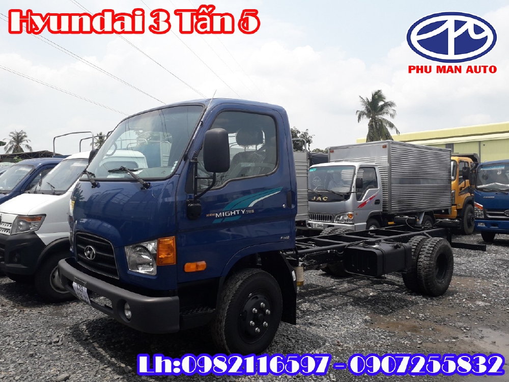 XE TẢI HYUNDAI 3.5 TẤN MIGHTY 75S THÙNG 5 MÉT BÁN TRẢ GÓP