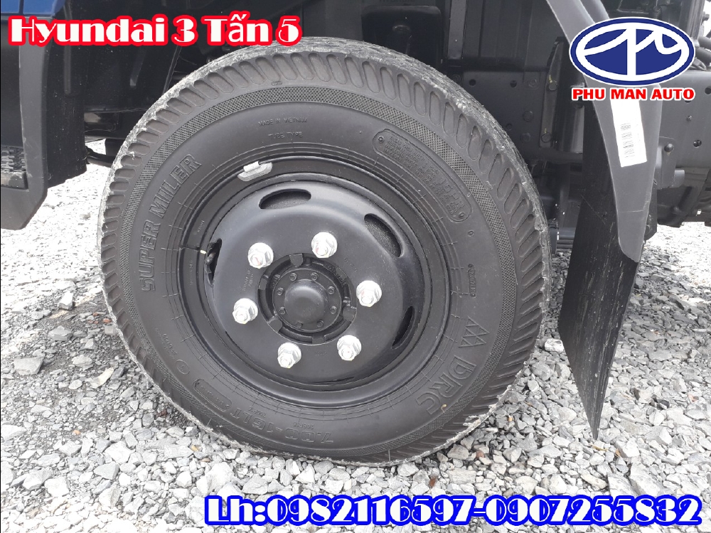 XE TẢI HYUNDAI 3.5 TẤN MIGHTY 75S THÙNG 5 MÉT BÁN TRẢ GÓP