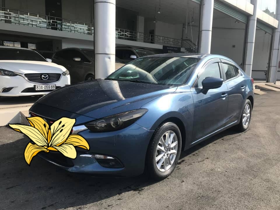 Mazda 3 1.5AT facelift 2017 màu xanh xe đẹp