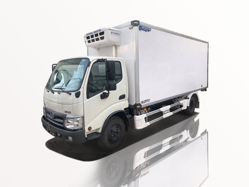 xe tải hino 4t8 thùng đông lạnh siêu đẹp