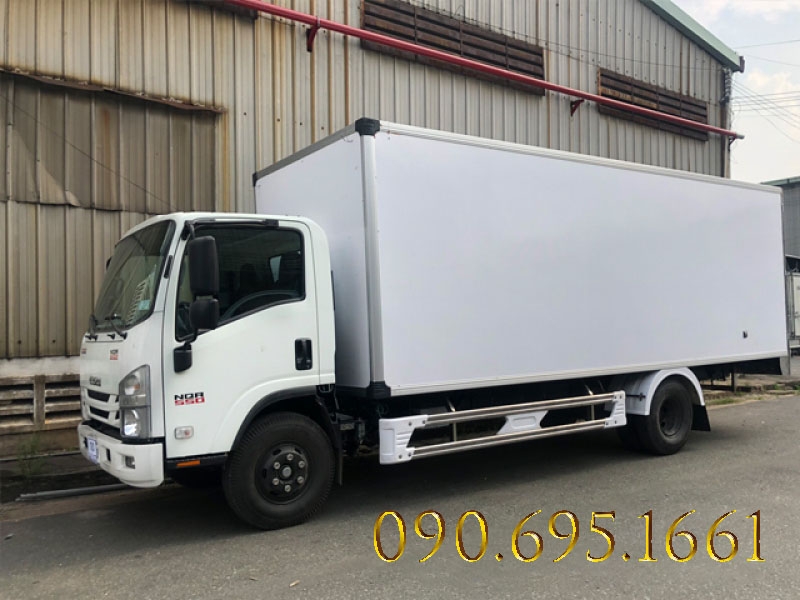 Xe Tải Isuzu 4T9 Thùng Kín Giao Ngay, Bán Trả Góp