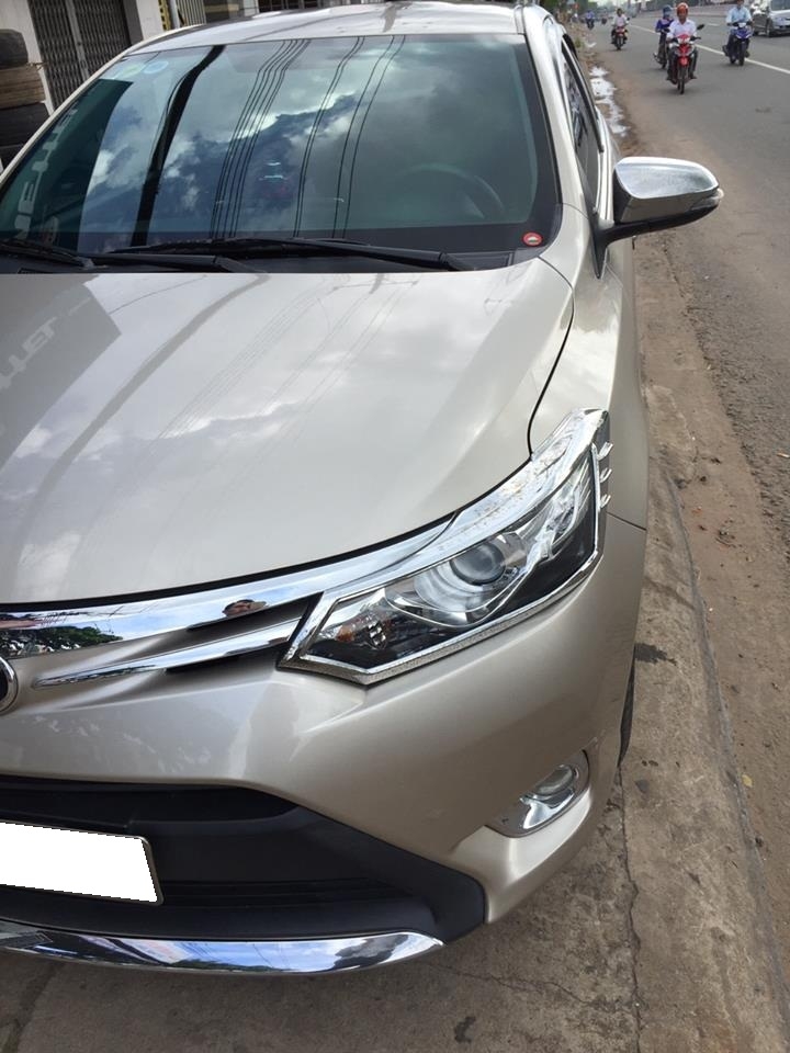 Gia đình cần bán Vios G 2016, số tự động, màu vàng cát