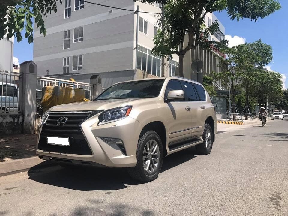 Cần bán xe Lexus GX460 model 2016 màu vàng nhập khẩu Nhật Bản