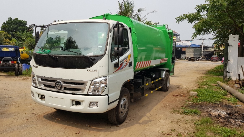 Bán xe Cuốn ép rác Thaco Ollin 700C 11 khối