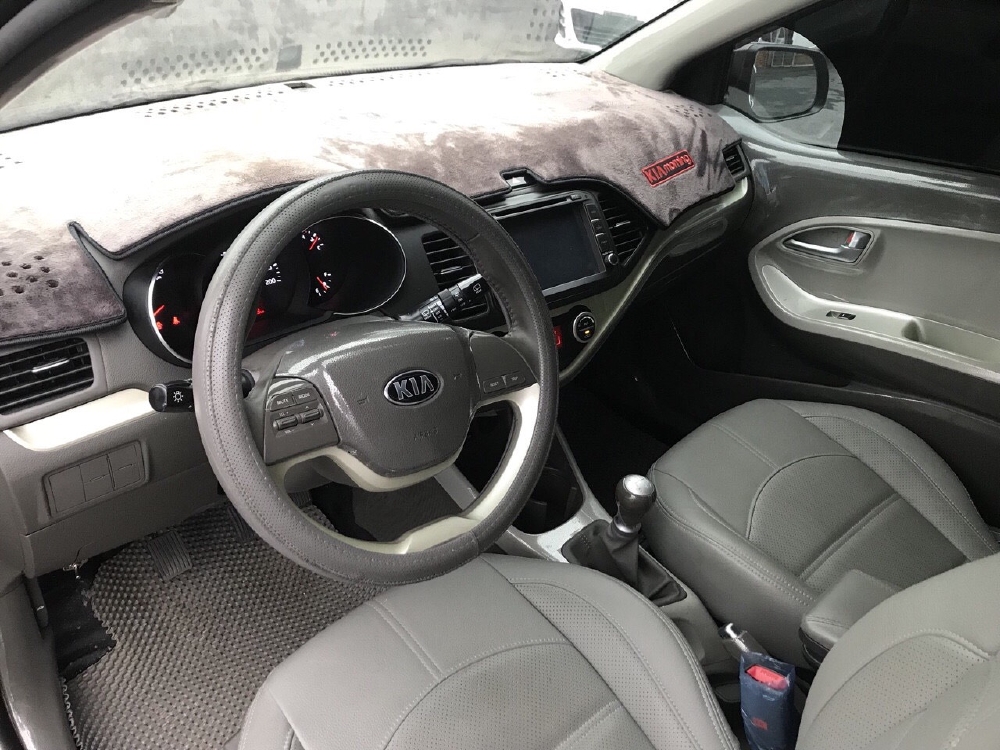 Bán Kia Morning SI 1.25MT màu nâu titan số sàn sản xuất 2017 một chủ xe gia đình