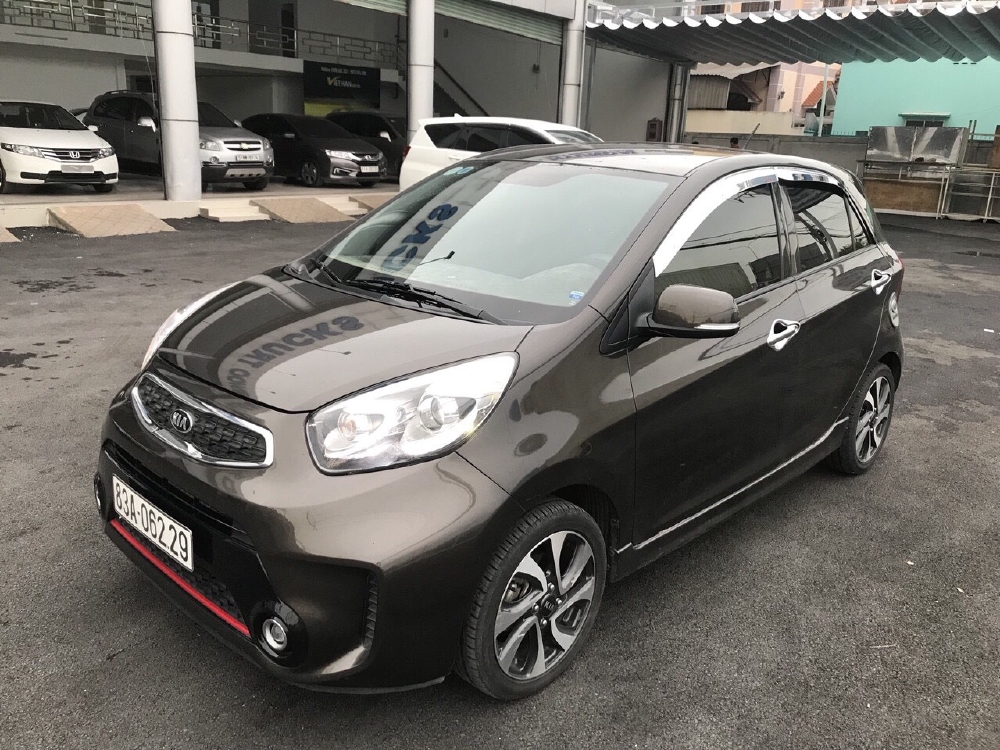 Bán Kia Morning SI 1.25MT màu nâu titan số sàn sản xuất 2017 một chủ xe gia đình