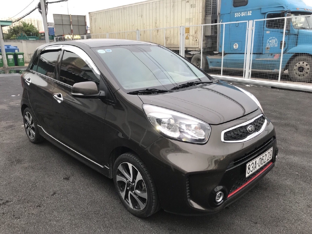 Bán Kia Morning SI 1.25MT màu nâu titan số sàn sản xuất 2017 một chủ xe gia đình