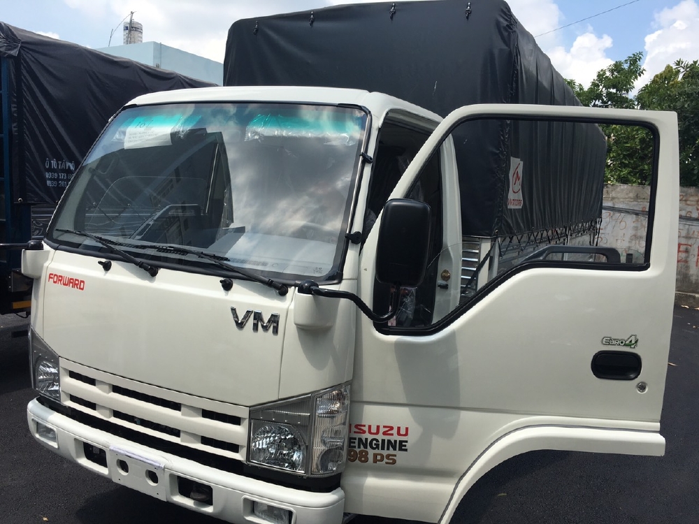 Xe tải isuzu 1 tấn 9  thùng mui bạt 6m2 - hỗ trợ trả góp 90% - lãi suất 0.66%