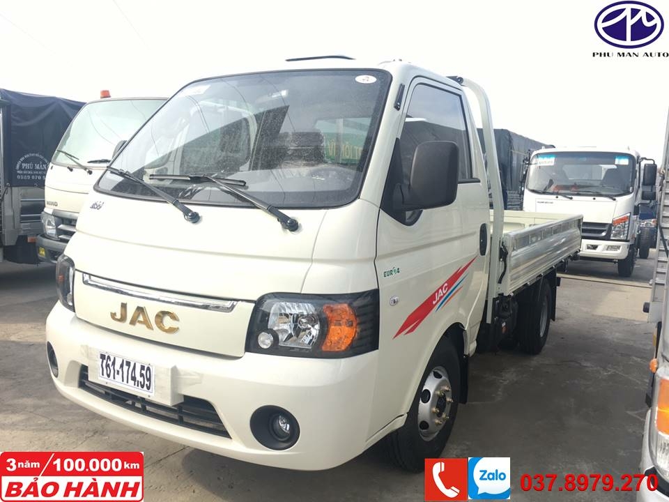 Xe tải nhẹ JAC thùng lửng các loại dòng EURO 4 , động cơ isuzu , giá rẻ