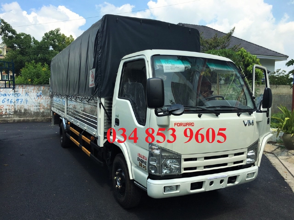 xe tải isuzu 1 tấn 9 thung bạt 6m2 - lăn bánh 115tr có ngay xe - hỗ trợ trả góp 80 %