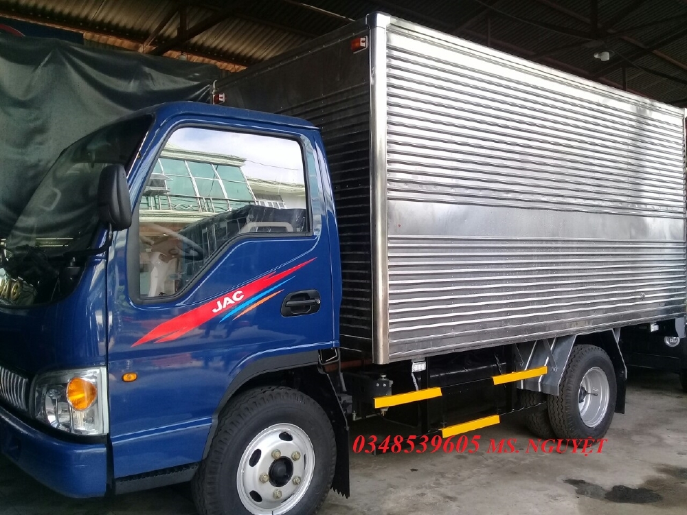 xe tải jac 2 tấn 4 thùng kín 4m3 2017 - 100tr lăn bánh -