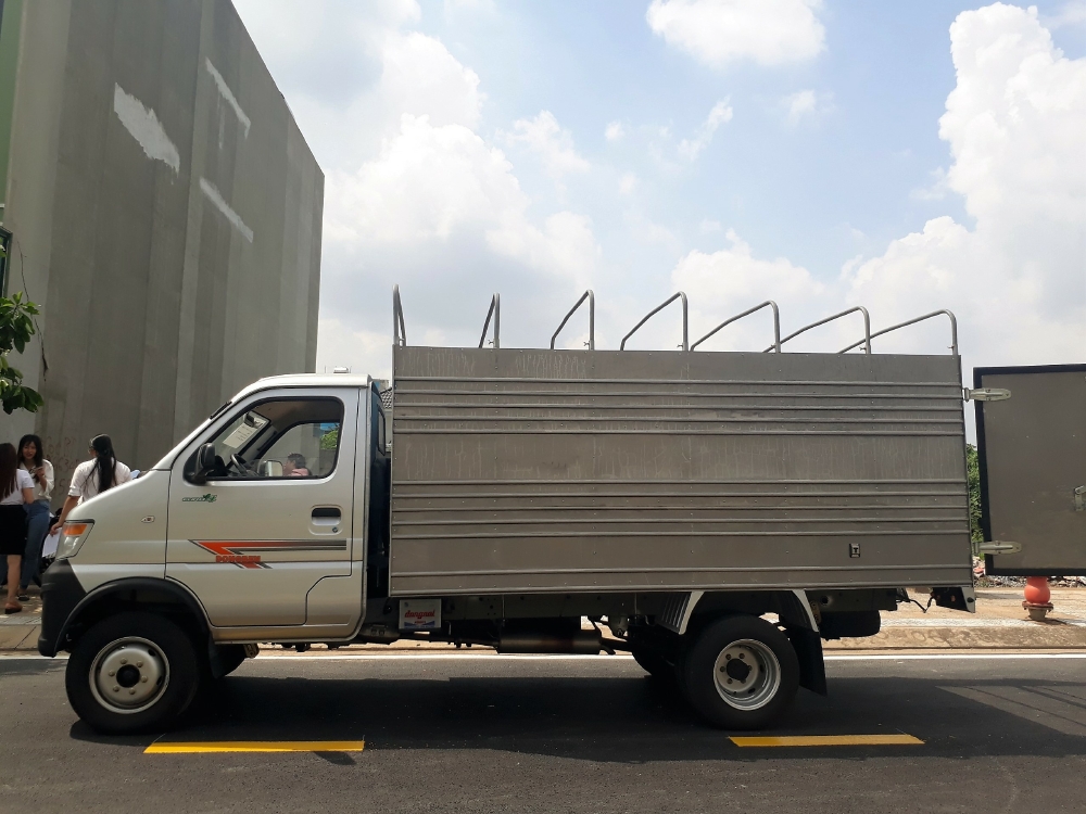 bán xe tải dongben Q20 1 tấn 9  thùng bạt 3m3 - lăn bánh 100tr có ngay xe - hỗ trợ trả góp 80 - 90%