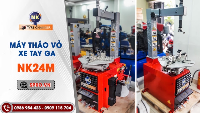 Máy tháo vỏ xe tay ga NK công nghệ Pháp giá rẻ