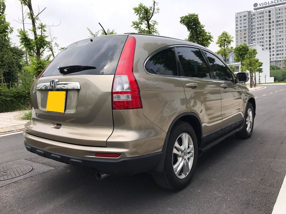 Cần bán xe Honda CRV 2010 at bảng 2.4 Full màu vàng cát