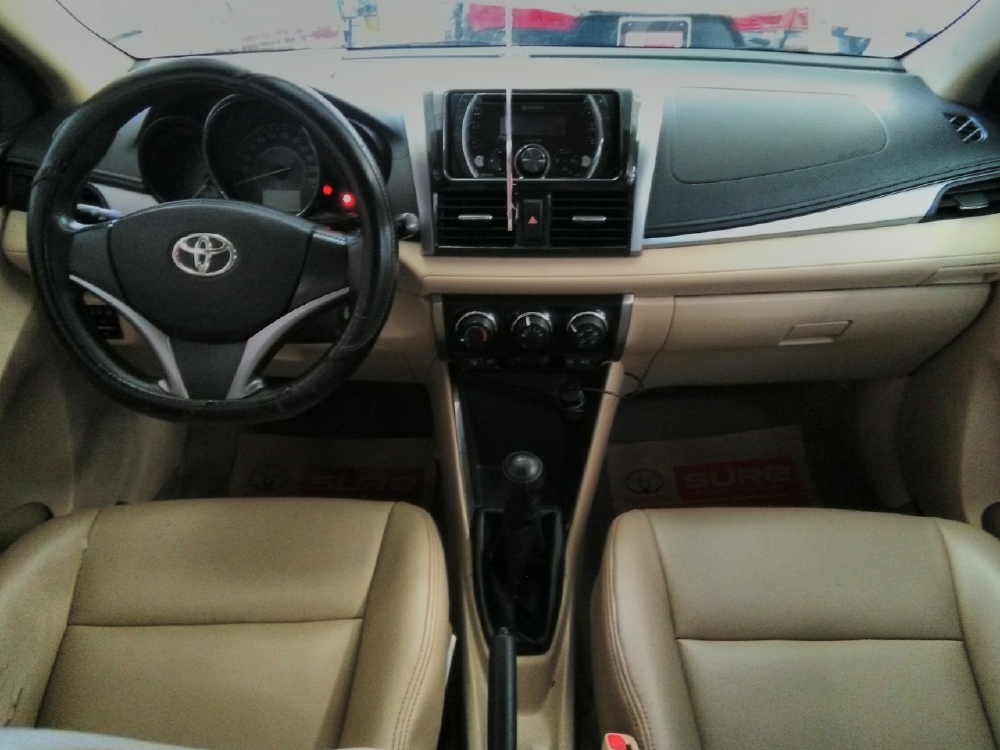 Bán Vios E số sàn , đời 2016, màu đen, xe nhà đi nên còn mới. góp 70%