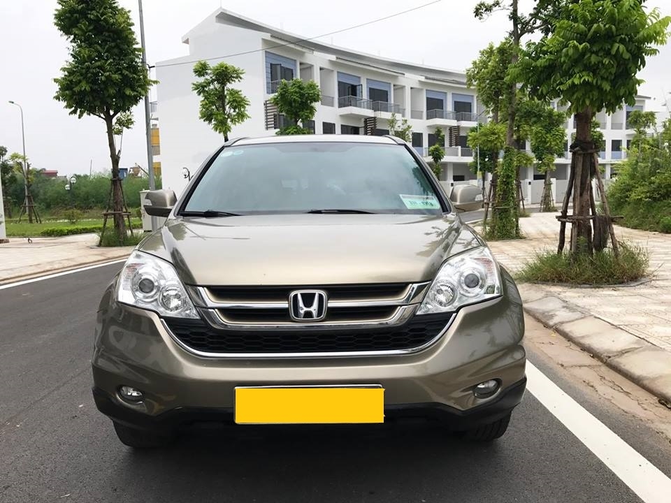 Cần bán xe Honda CRV 2010 at bảng 2.4 Full màu vàng cát