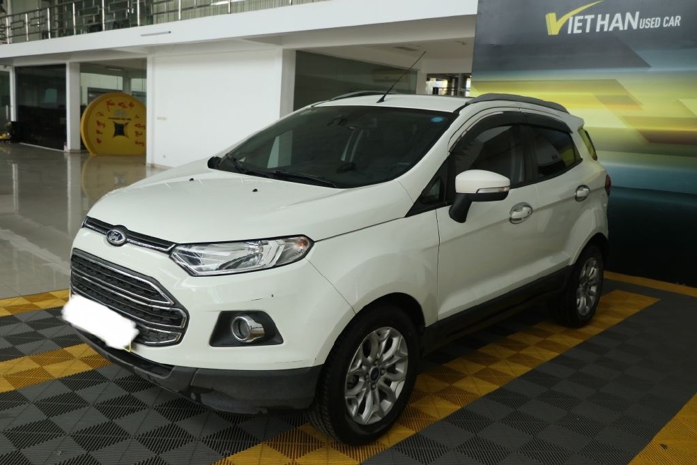 Bán Ecosport Titanium 2014, màu trắng, đúng chất, giá TL, hổ trợ góp