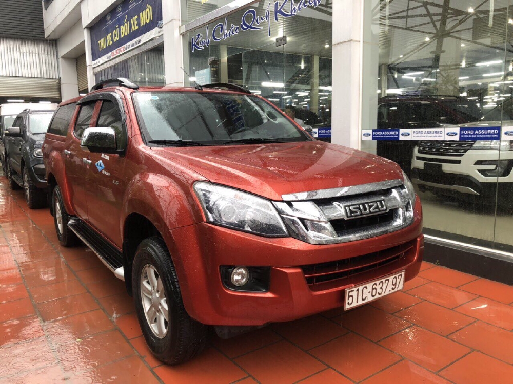 Bán Isuzu Dmax sx 2015 MT 01 cầu màu cam