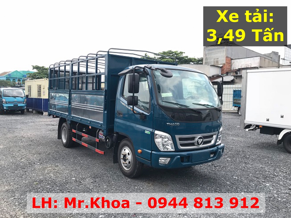 Xe tải Thaco Ollin 350 Euro 4 - Tải trọng 2,15 tấn - Lưu thông thành phố - Hỗ trợ trả góp Bình Dương