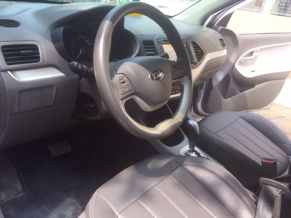 Bán Kia Morning S 2015 tự động xám chính chủ