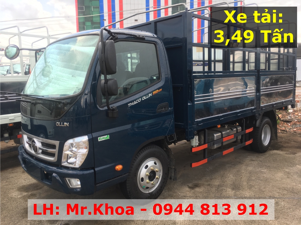 Xe tải 3,49 tấn Bình Dương - Thaco Ollin350 E4 - Hỗ trợ vay vốn 75%
