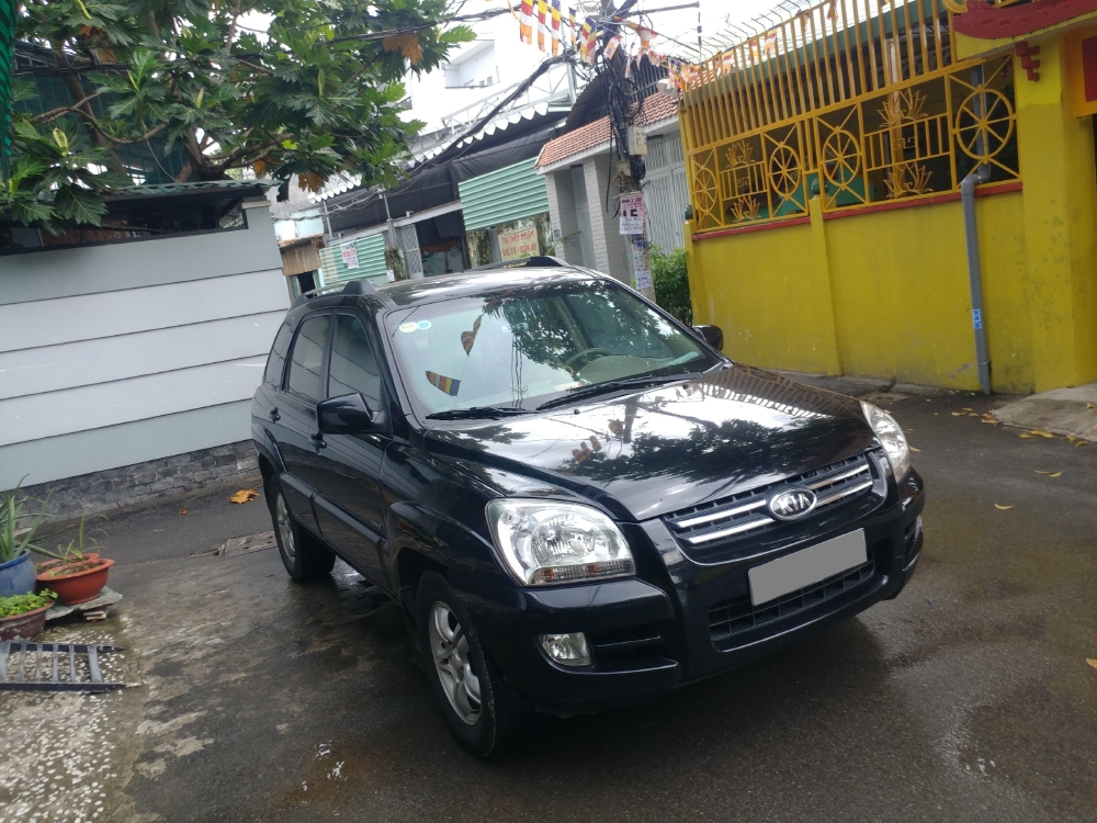 Bán Kia sportage Đen 2006 đk 2007 số sàn hai cầu máy dầu nhập Hàn.