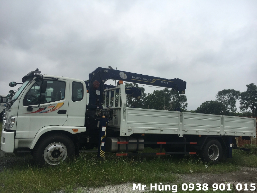 Bán xe tải có cần cẩu Thaco Ollin 900B – TC304