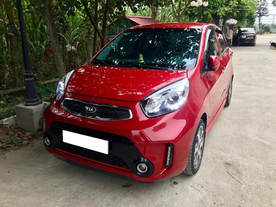 Bán Kia morning SI 2017 số sàn, màu đỏ một chủ từ đầu.