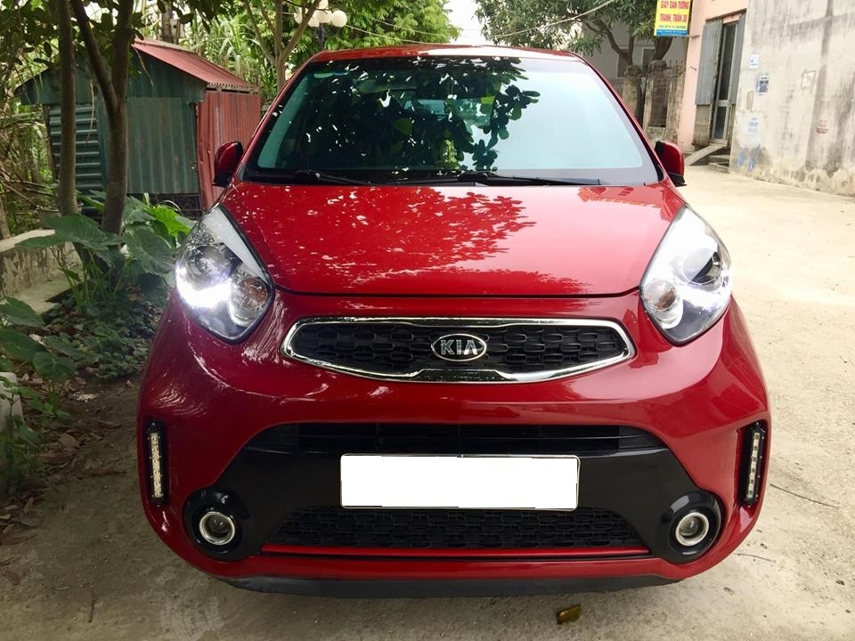 Bán Kia morning SI 2017 số sàn, màu đỏ một chủ từ đầu.