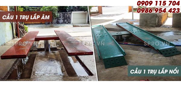 Đại lý cung cấp cầu nâng 1 trụ tại Đà Nẵng