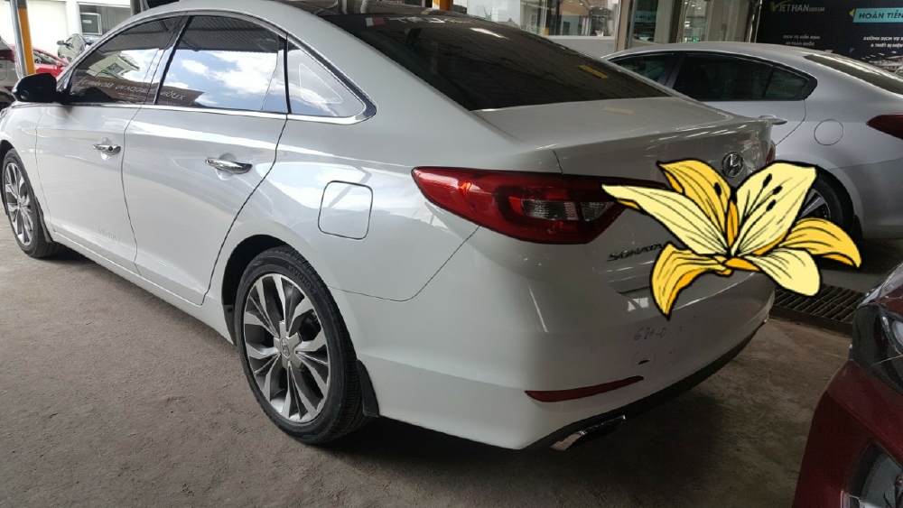 Hyundai sonata 2.0AT 2016 màu trắng xe siêu đẹp