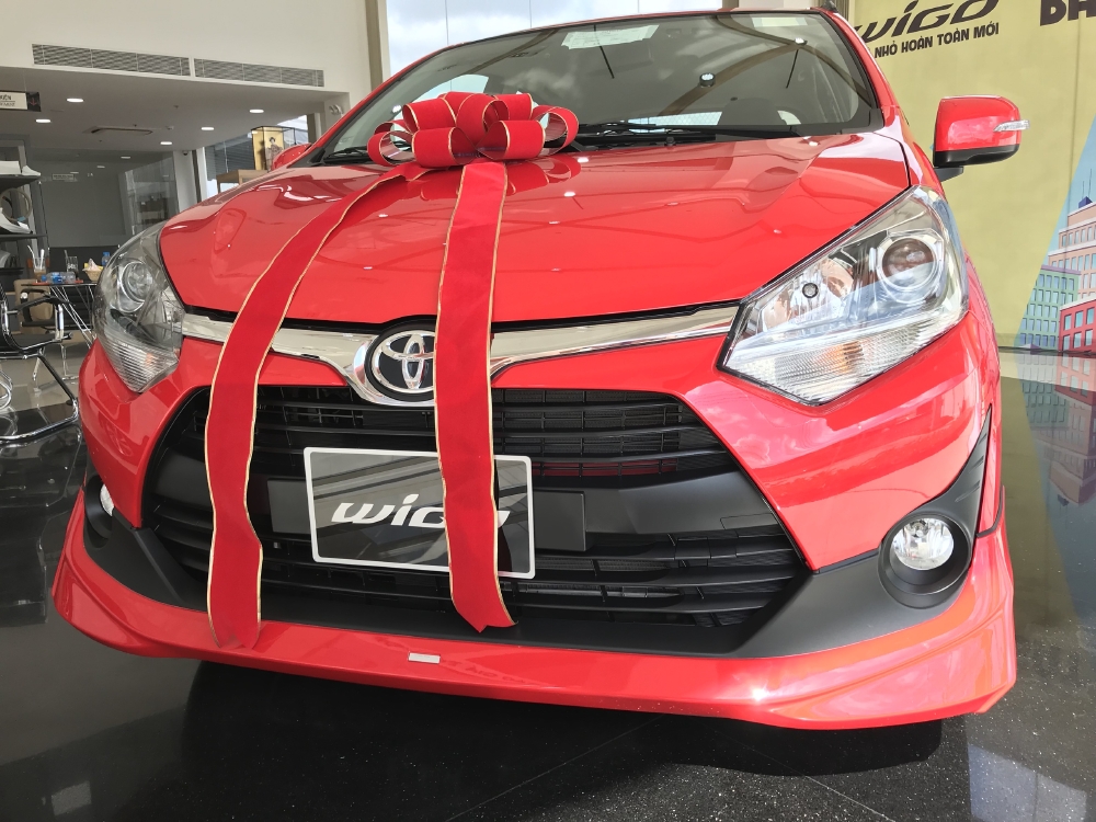 Giá Toyota Wigo 1.2G AT  Số Tự Động Khuyến Mãi, Xe Có Sẳn, Đủ Màu, Hỗ Trợ Trả Góp, Giao Ngay