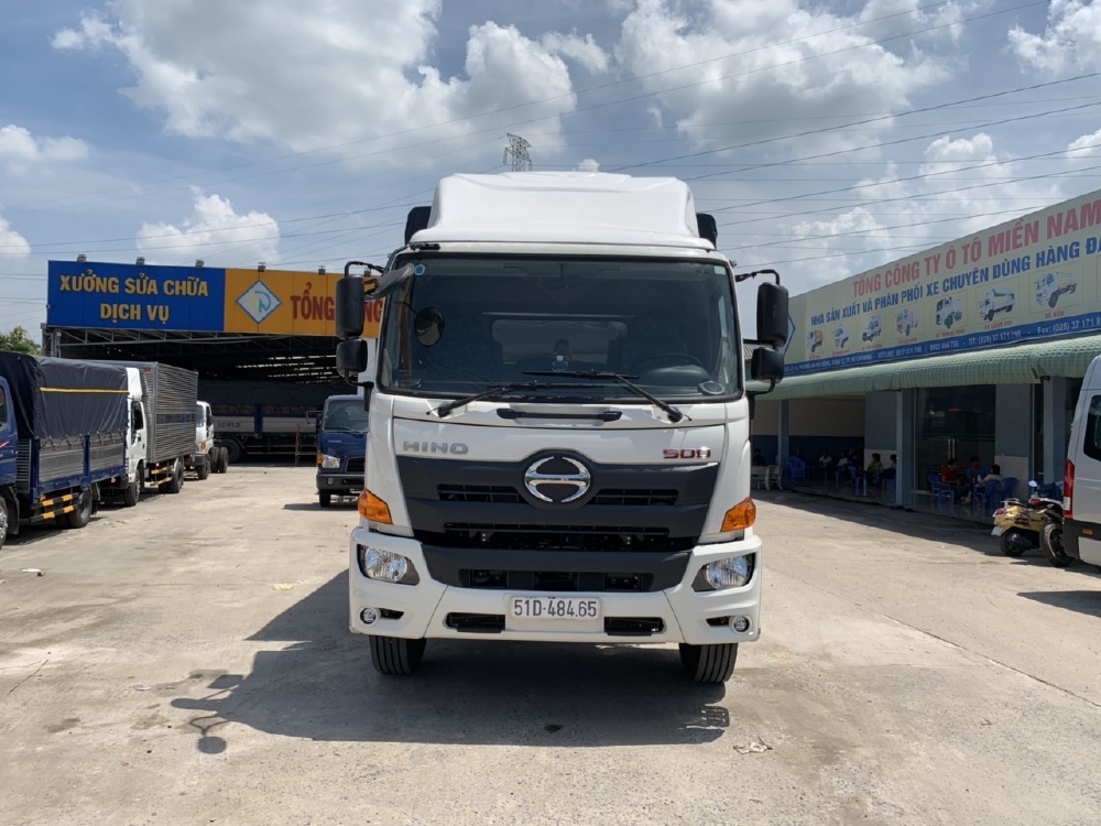 Xe tải HINO 2019 FL 3 chân tải 15 tấn thùng mui bạt dài 9.4m - Trả Góp