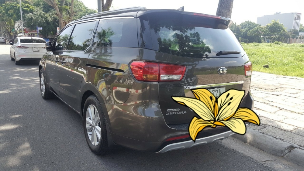 Kia Sedona 2015 Tự động Full Xăng Màu Nâu