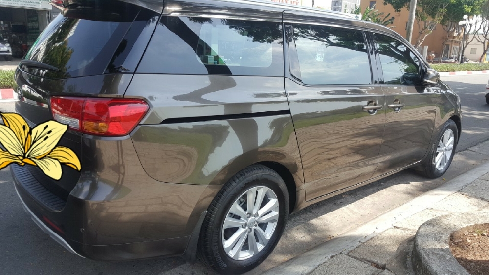 Kia Sedona 2015 Tự động Full Xăng Màu Nâu