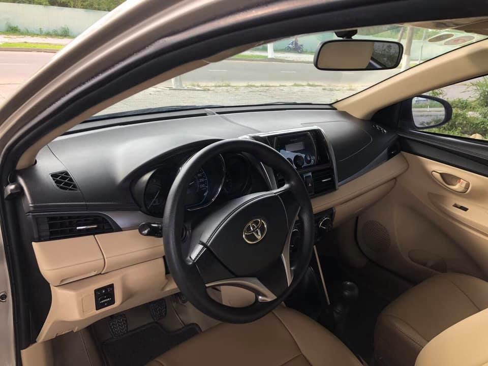 Cần bán cọp Vios số sàn, 2017. màu vàng cát