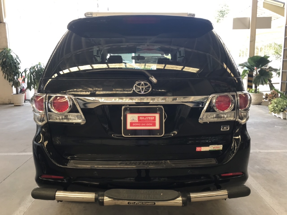 Bán Toyota Fortuner 2.4G máy dầu số sàn, màu đen, sx 2015. Giá cả thương thảo ạ!  Ngân hàng hỗ trợ 70%