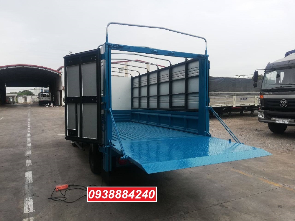 Bán xe tải trả góp Thaco Kia K250 / K200 thùng bạt, thùng kín bửng nâng 2.3 tấn Long An Tiền Giang Bến Tre