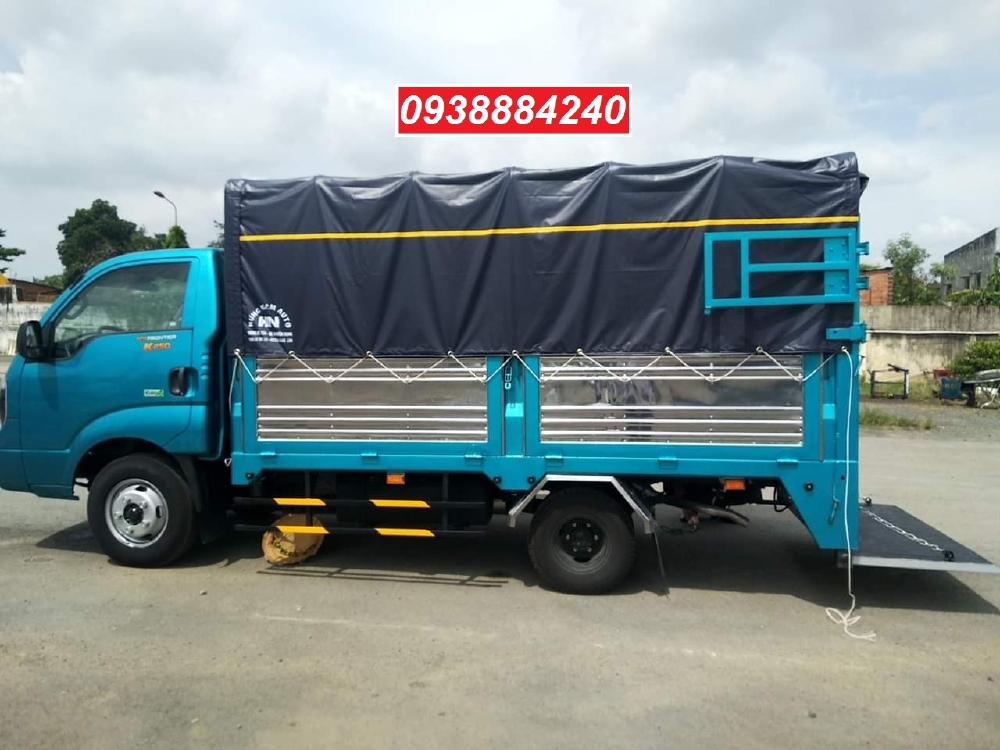 Bán xe tải trả góp Thaco Kia K250 / K200 thùng bạt, thùng kín bửng nâng 2.3 tấn Long An Tiền Giang Bến Tre