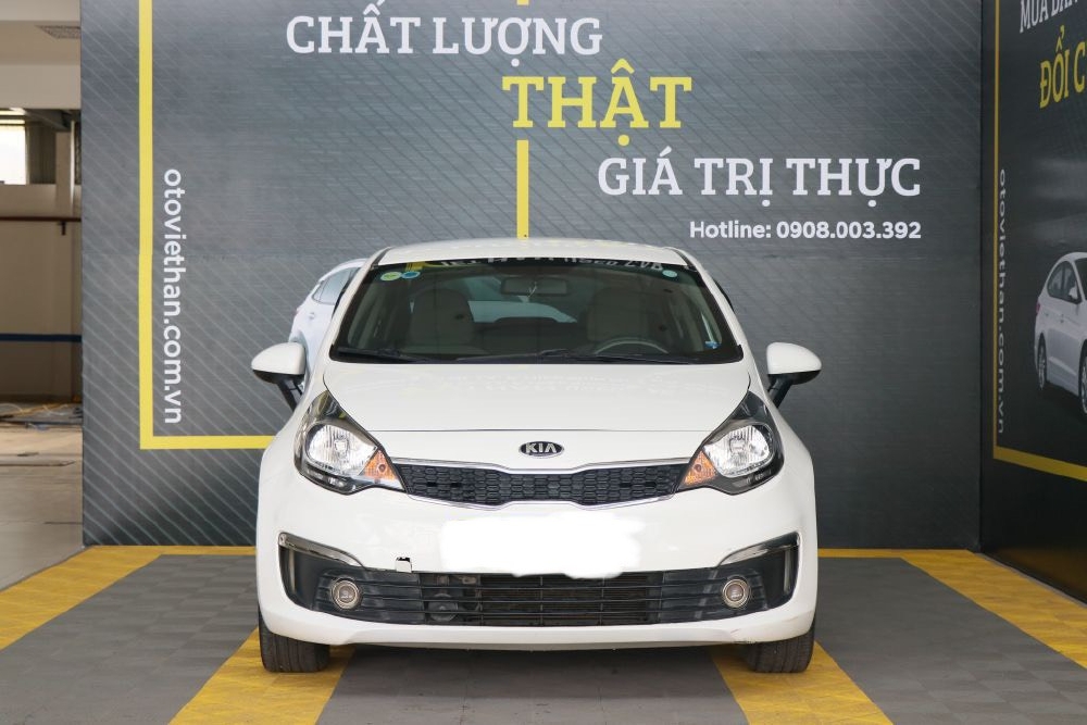 Bán Kia Rio 1.4MT sedan 2016, màu trắng, đúng chất, giá TL, hổ trợ góp