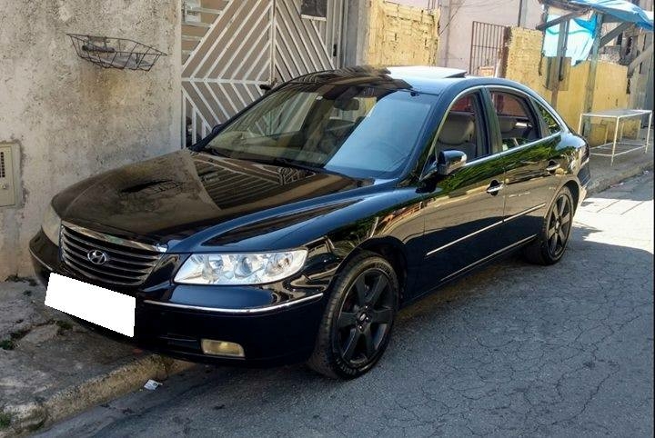 Bán Hyundai Azera 2008 tự động 2.7 fulloption màu đen