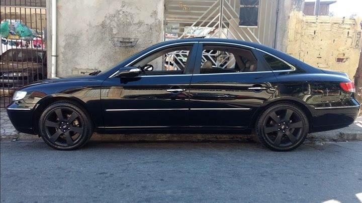 Bán Hyundai Azera 2008 tự động 2.7 fulloption màu đen
