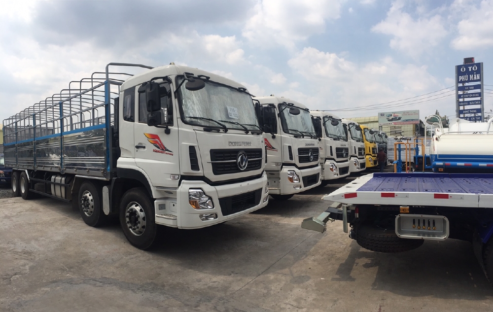 Xe tải 4 chân Hoàng Huy Dongfen , Giá tốt nhất thị trường Bắc Nam 2019