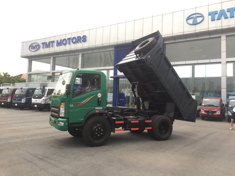 Bán Xe Ben TMT Howo 5 Tấn 1 Cầu Hỗ Trợ Vay 80% - Xe Ben Howo 5 Tấn
